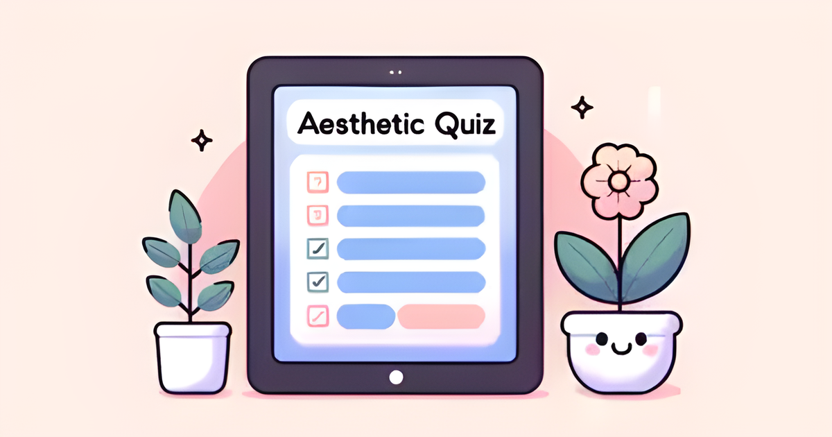 What is your aesthetic profile picture? - Quiz