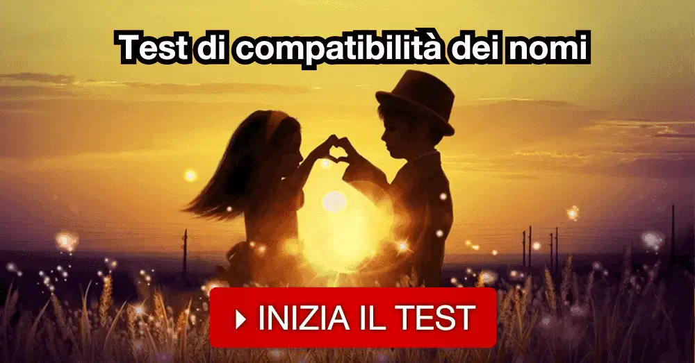 Test Di Amore Con I Nomi Test di compatibilità dei nomi